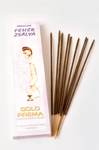 Füstölő gold prema fehér zsálya 10 db
