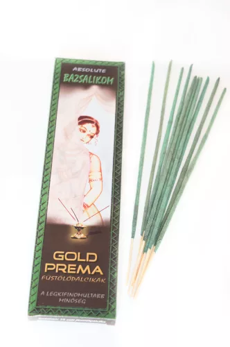 Füstölő gold prema bazsalikom 10 db