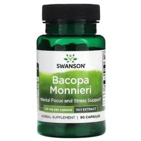 Swanson bacopa monnieri (10:1) kivonat kapszula 50mg 90 db