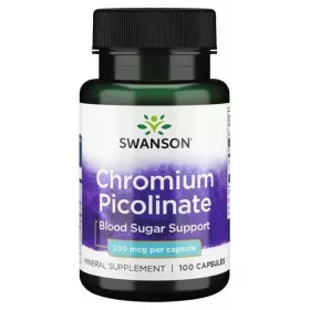Swanson chromium picolinate kapszula 200mcg 100 db