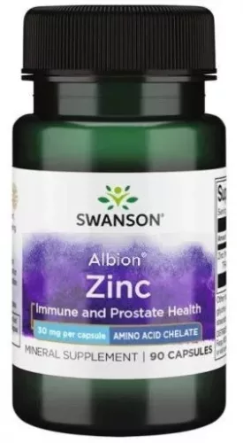 Swanson cink-kelát albion zinc kapszula 30mg 90 db