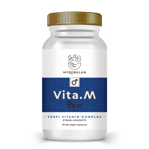 Myrobalan vita.m férfi vitamin gyógynövény-komplex vegán kapszula 60 db