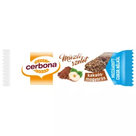 Cerbona szelet cukormentes kakaós-mogyorós 20 g