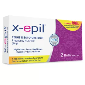 X-Epil terhességi gyorsteszt csikok 2 db