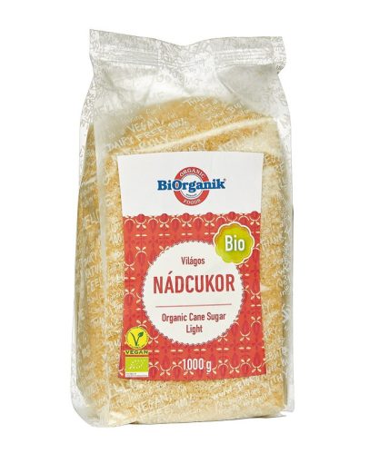 Biorganik bio nádcukor világos 1000 g (Gluténmentes)