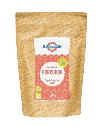 Biorganik bio porcukor nádcukorból 500 g (Gluténmentes)