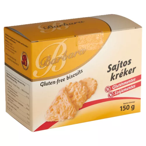 Barbara gluténmentes kréker sajtos 150 g