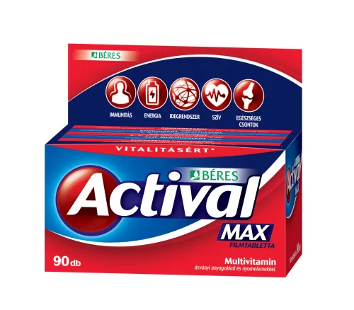 Béres actival max multivitamin filmtabletta 90 db