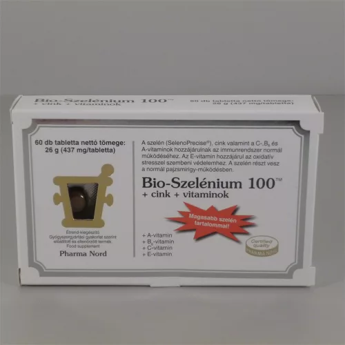 Bio-Szelénium 100+cink+vitaminok tabletta 60 db