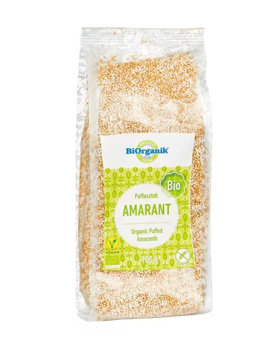 Biorganik bio puffasztott amarant 100 g (Gluténmentes)