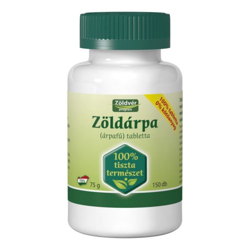 Zöldvér zöldárpa tabletta 150 db