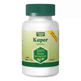 Zöldvér kapor tabletta 100% 150 db