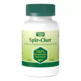 Zöldvér spir-chor alga tabletta 100% 60+18db 78 db
