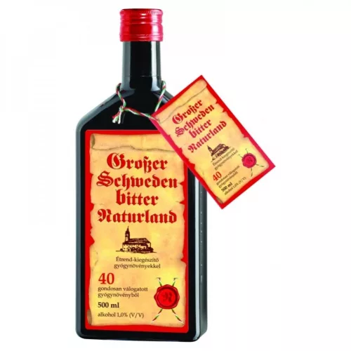 Naturland svédcsepp 40 gyógynövény 1% 500 ml
