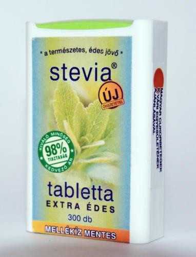 Stevia tabletta mellékíz mentes 300 db