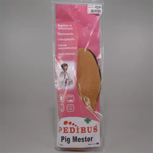 Pedibus talpbetét bőr pig mester 35/36 1 db
