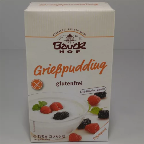 Bauck Hof bio gluténmentes grízpuding 130 g