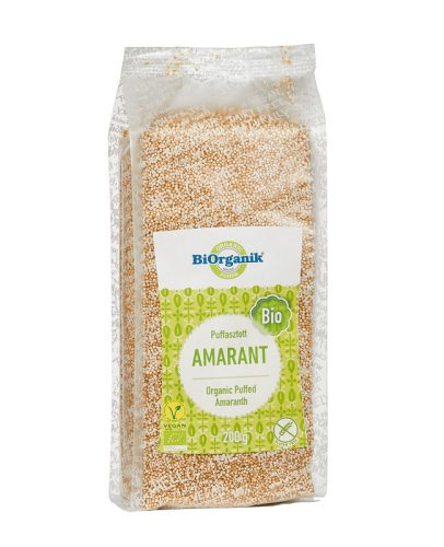 Biorganik bio puffasztott amarant 200 g (Gluténmentes)
