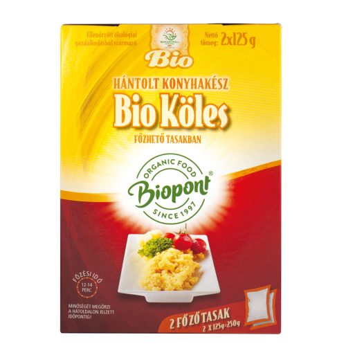 Biopont bio köles hántolt konyhakész 2x125g 250 g (Gluténmentes)