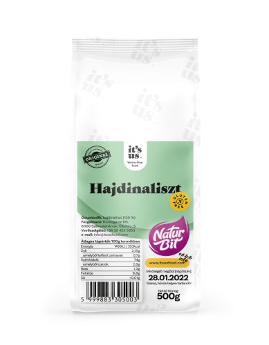 It's us naturbit hajdina liszt 500 g (Gluténmentes)