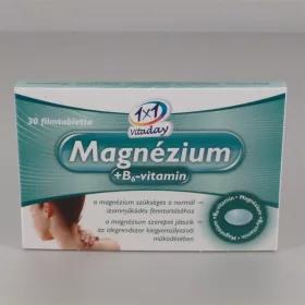 1x1 vitaday magnézium+b6-vitamin filmtabletta 30 db