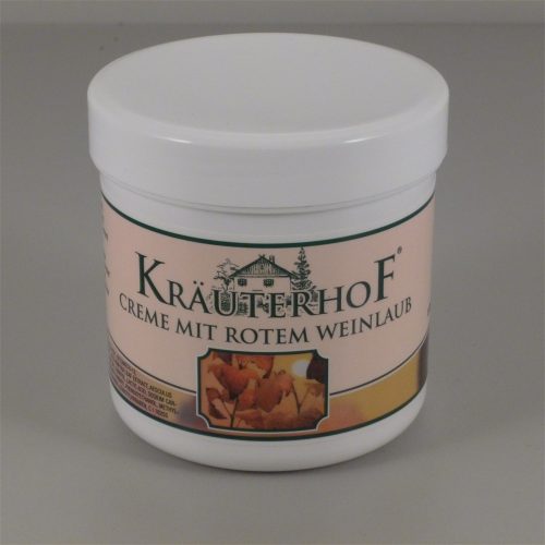 Krauterhof piros szőlőlevél krém 250 ml