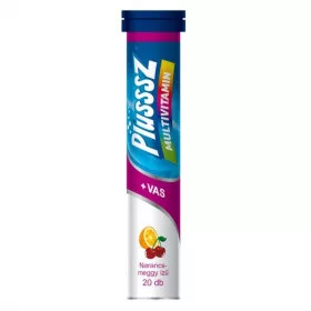 Plussz duo multivitamin+vas pezsgőtabletta 20 db