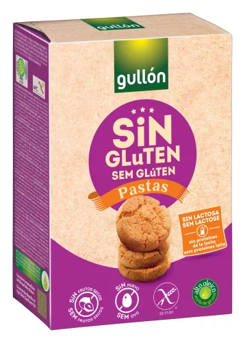 Gullón glutén- tej- és laktózmentes keksz pastas 200 g