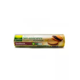   Gullón keksz étcsokoládés krémmel töltött,édesítőszeres 250 g