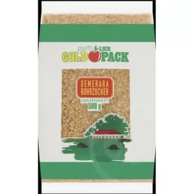 Gold Pack demerara nádcukor 1000 g