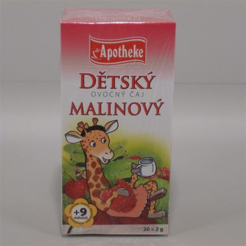 Apotheke gyümölcstea gyerekeknek málnás 20x1,5g 30 g
