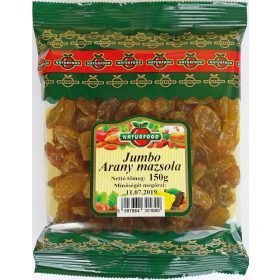 Naturfood jumbo arany mazsola 150 g