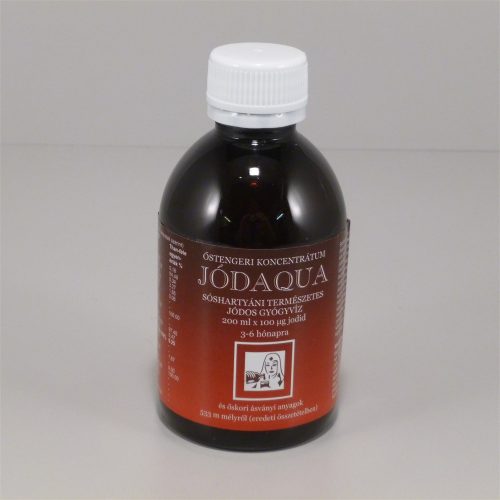 Jódaqua természetes jódos gyógyvíz 200 ml (Gluténmentes)