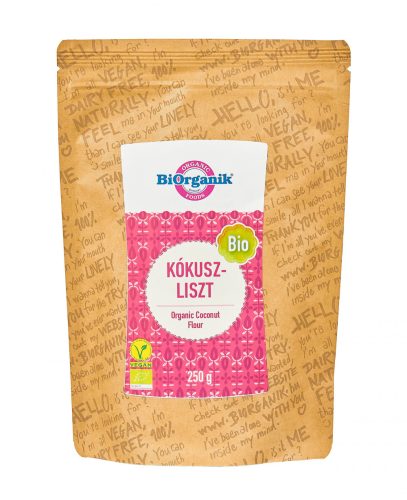 Biorganik bio kókuszliszt 250 g (Gluténmentes)