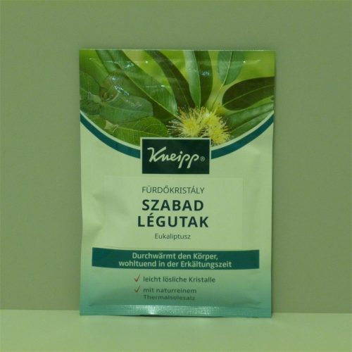 Kneipp fürdőkristály szabad légutak fürdőkristály eukaliptus 60 g