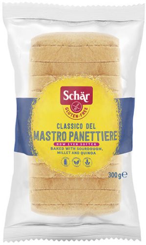 Schär gluténmentes kenyér classic szeletelt fehér 300 g