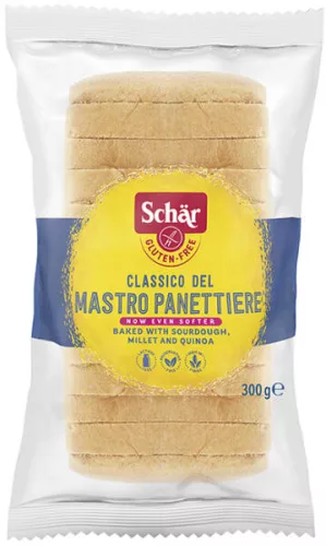 Schär gluténmentes kenyér classic szeletelt fehér 300 g