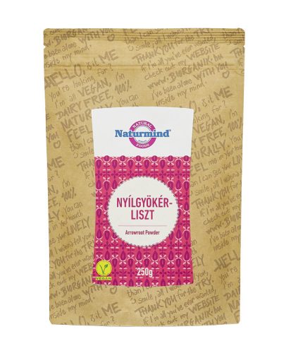 Naturmind nyílgyökér liszt 250 g (Gluténmentes)