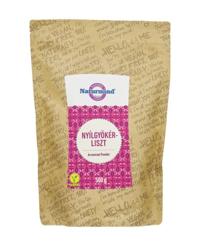 Naturmind nyílgyökér liszt 500 g (Gluténmentes)