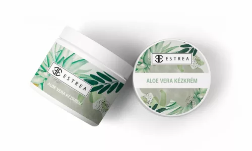 Estrea aloe vera kéz és körömápoló krém e+f vitaminnal 250 ml