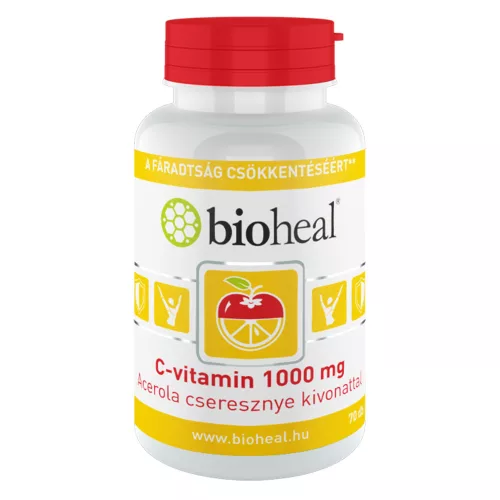Bioheal c-vitamin 1000mg acerola kivonattal 70 db
