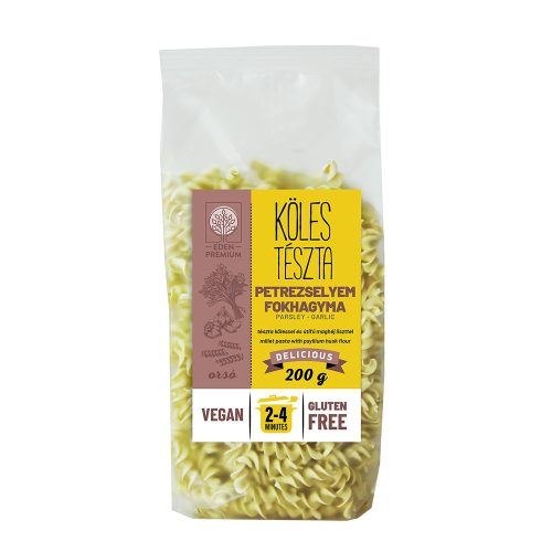 Éden prémium kölestészta orsó fokhagyma-petrezselyem 200 g (Gluténmentes)