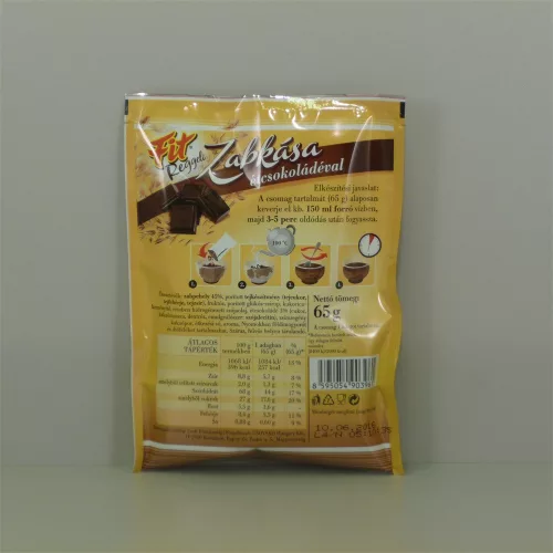 Fit reggeli zabkása étcsokoládé 65 g