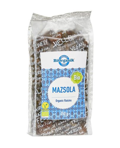 Biorganik bio mazsola 250 g (Gluténmentes)