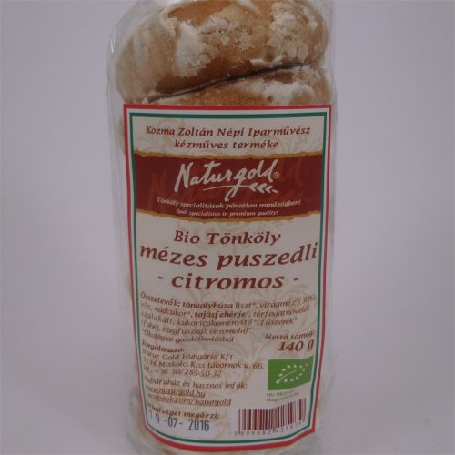 Naturgold bio tönköly mézes puszedli citromos 140 g