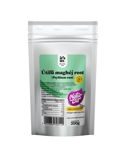 It's us naturbit psyllium rost útifűmaghéj őrlemény 200 g (Gluténmentes)