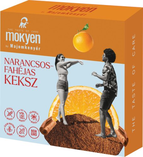Majomkenyér narancsos-fahéjas keksz 50 g (Gluténmentes)