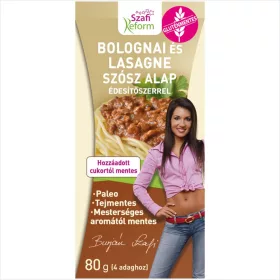   Szafi Reform bolognai és lasagne szósz alap édesítőszerrel (gluténmentes, paleo) 80 g