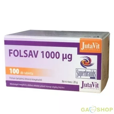 Jutavit folsav 1000 µg 100 db
