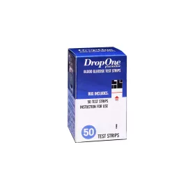 Drop One vércukorszint mérő tesztcsík 50 db